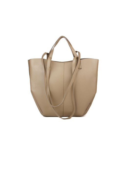 Giulia Monti Tragetasche Hell Taupe - Image 3