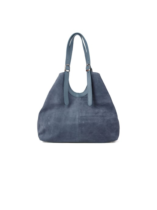 Giulia Monti Tote Tasche Stahlblau - Image 1