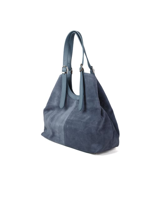 Giulia Monti Tote Tasche Stahlblau - Image 2