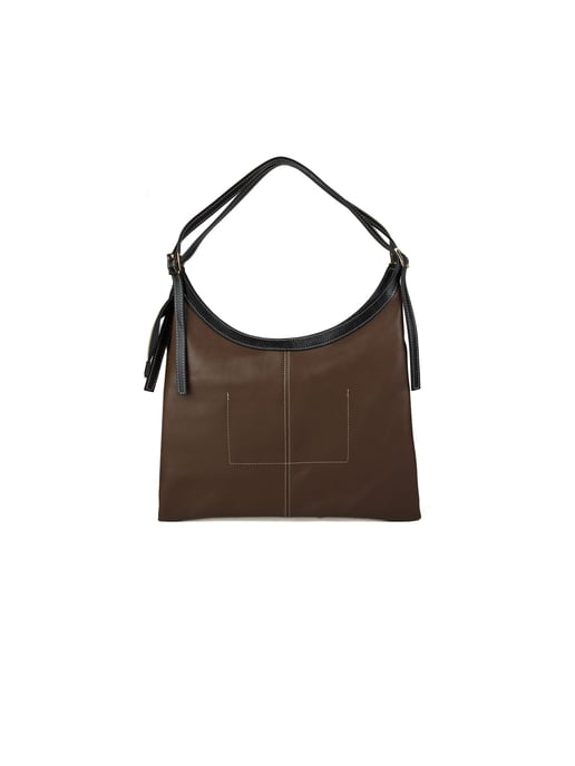Giulia Monti Tote Bag Braun Schwarz - Image 3