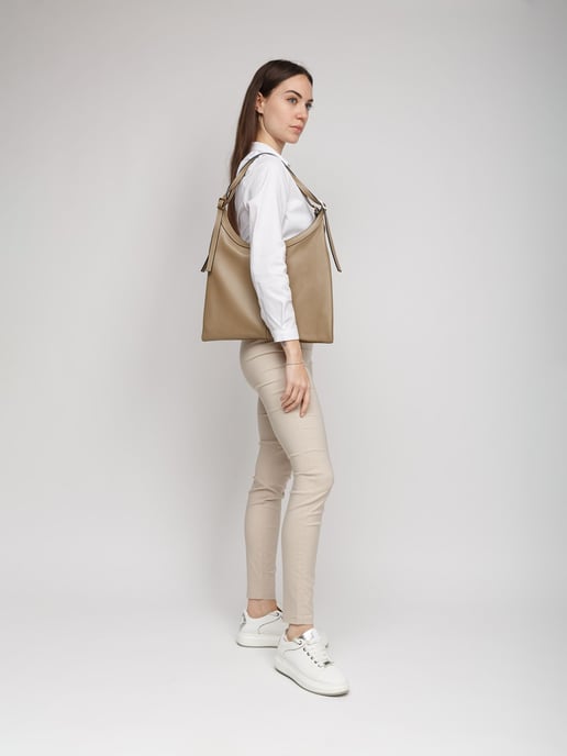 Giulia Monti Shopper Taupe - Image 5