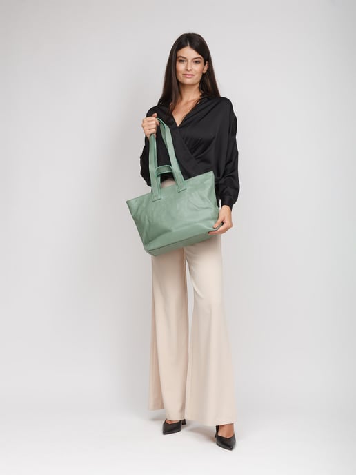 Giulia Monti Handtasche Hellgrün - Image 5
