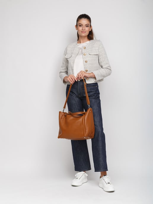 Giulia Monti Tote Bag Goldbraun - Image 5