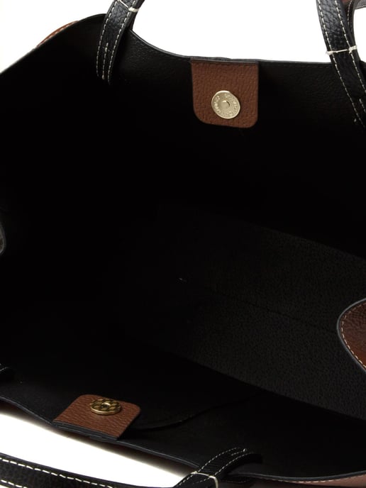 Giulia Monti Tote Bag Walnussbraun Schwarz - Image 4
