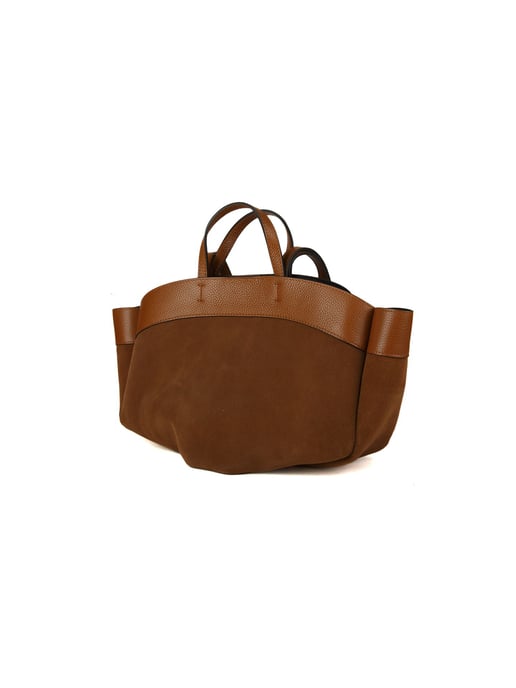 Giulia Monti Schultertasche Goldbraun - Image 2