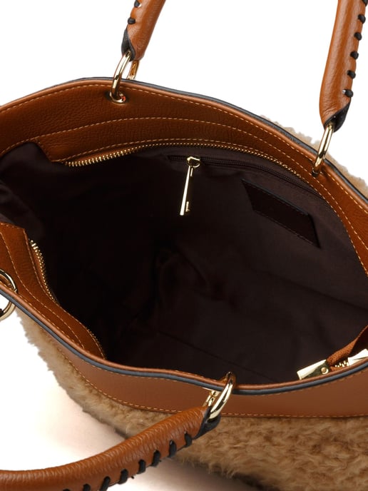 Giulia Monti Tote Bag T.Sand+Leder - Image 4