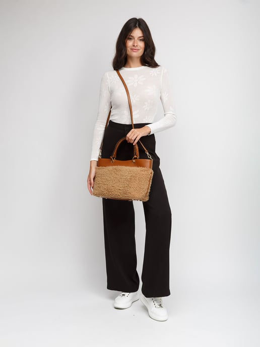 Giulia Monti Tote Bag T.Sand+Leder - Image 5