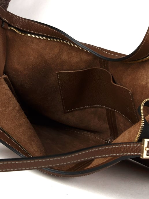 Giulia Monti Schultertasche Braun - Image 4