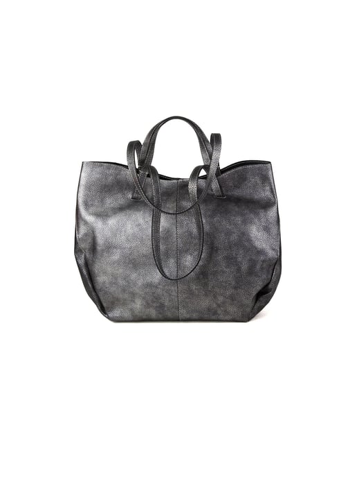 Giulia Monti Schultertasche Grau - Image 3