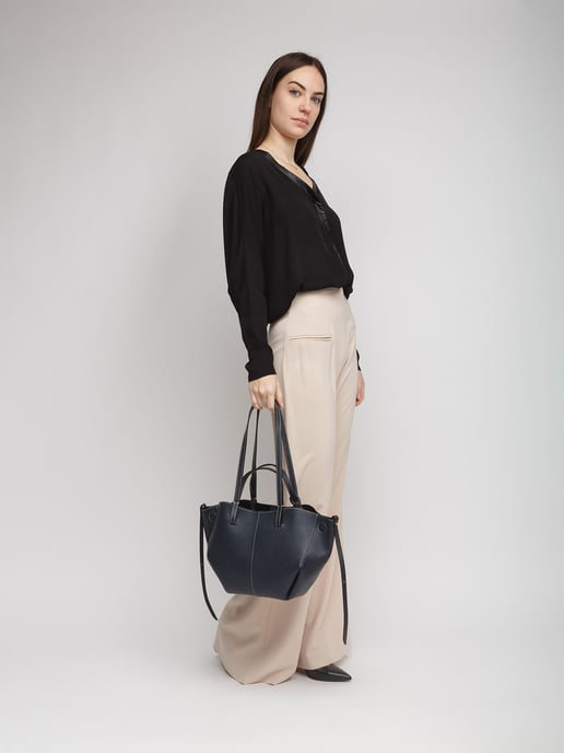 Giulia Monti Einkaufstasche Navy - Image 5