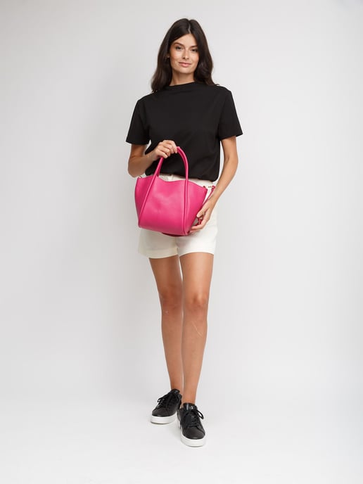 Giulia Monti Shopper Fuchsia - Image 5