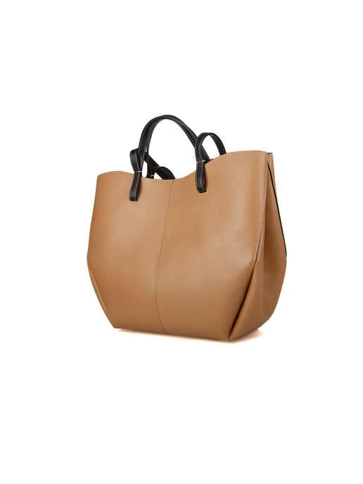 Giulia Monti Handtasche Grau Beige Schwarz - Image 2