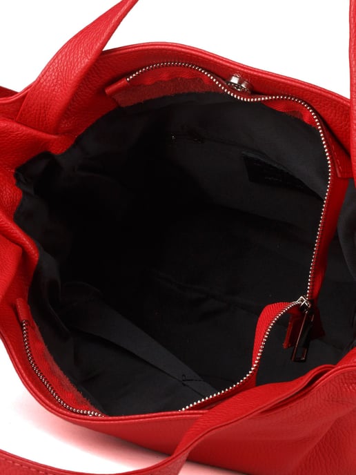 Giulia Monti Tragetasche, klassisches Design - Rot - Image 4
