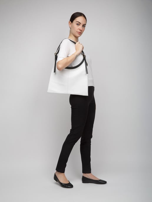 Giulia Monti Tote-Bag - Weiß - Image 5