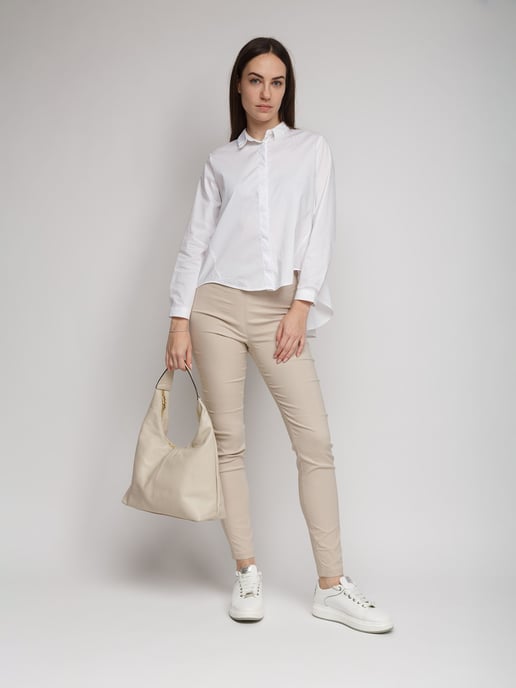 Giulia Monti Shopper Tasche Hellbeige - Image 5