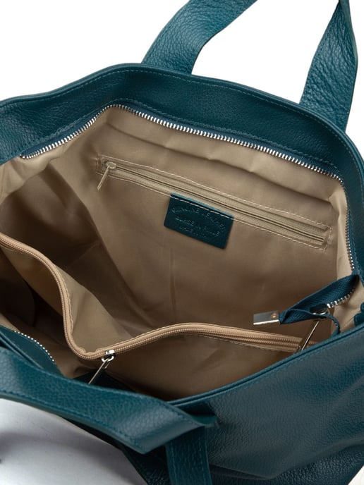 Giulia Monti Tote Bag Dunkles Petrol - Image 4