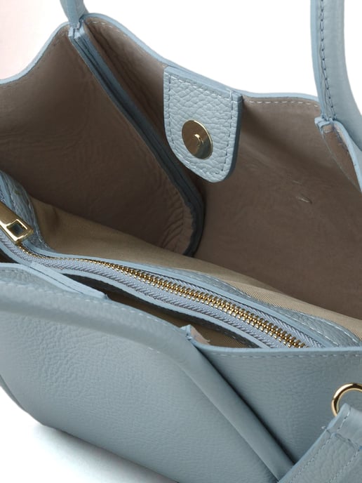 Giulia Monti Schultertasche Himmelblau - Image 4