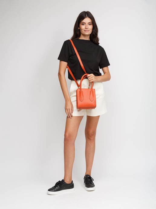 Giulia Monti Shopper Tasche Terracotta - Image 5