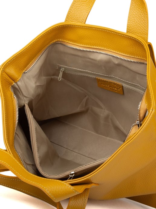 Giulia Monti Shopper Senfgelb - Image 4