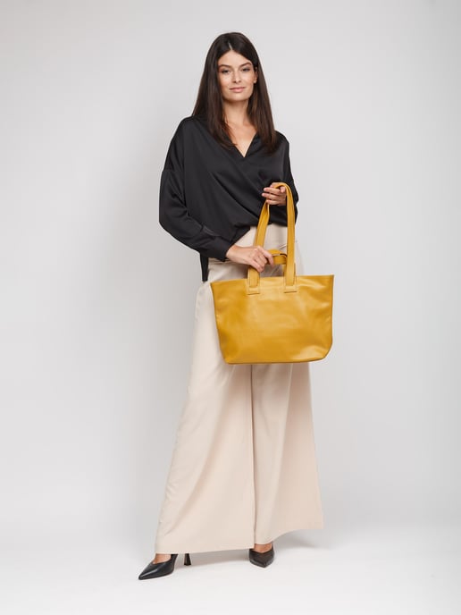 Giulia Monti Shopper Senfgelb - Image 5