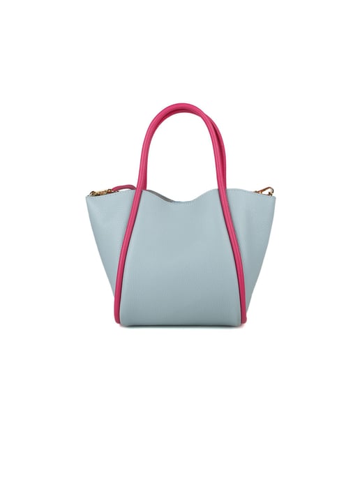Giulia Monti Tote Bag Himmelblau Fuchsia - Image 1