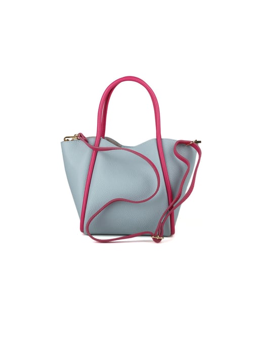 Giulia Monti Tote Bag Himmelblau Fuchsia - Image 3