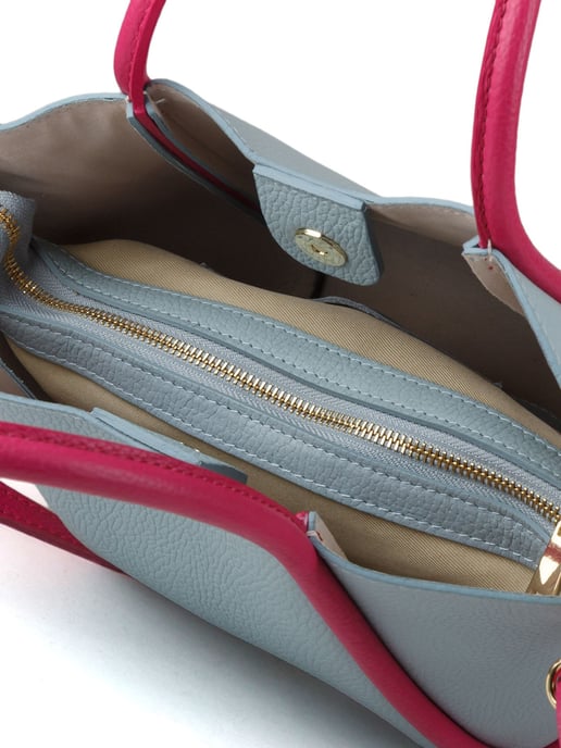 Giulia Monti Tote Bag Himmelblau Fuchsia - Image 4