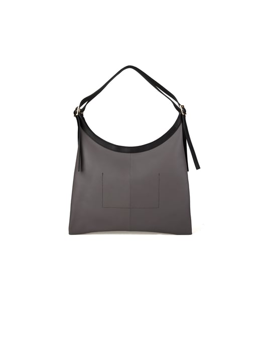Giulia Monti Umhängetasche Grau Schwarz - Image 3