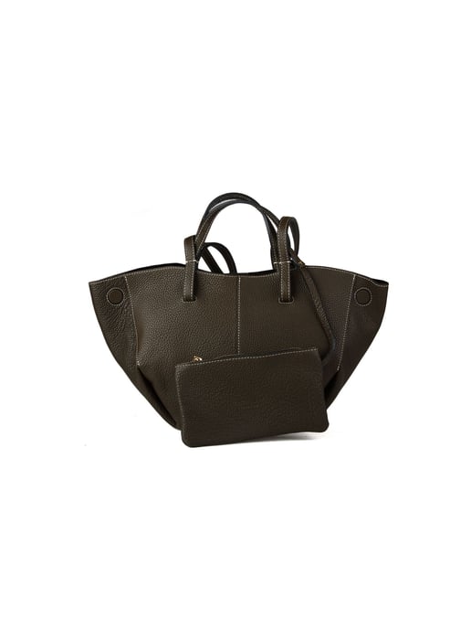 Giulia Monti Shopper Tasche Braun - Image 3