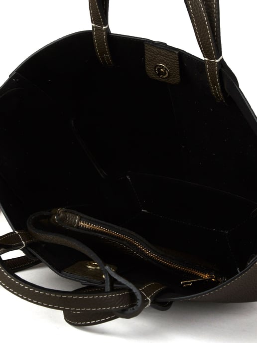 Giulia Monti Shopper Tasche Braun - Image 4