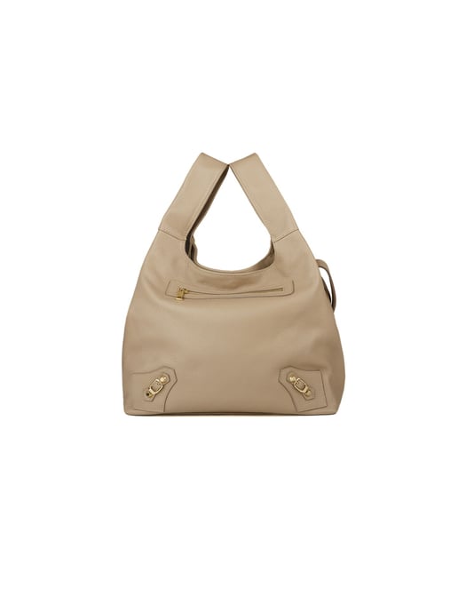Giulia Monti Tote-Bag Grau Beige - Image 1
