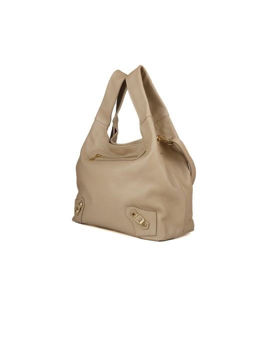 Giulia Monti Tote-Bag Grau Beige - Image 2