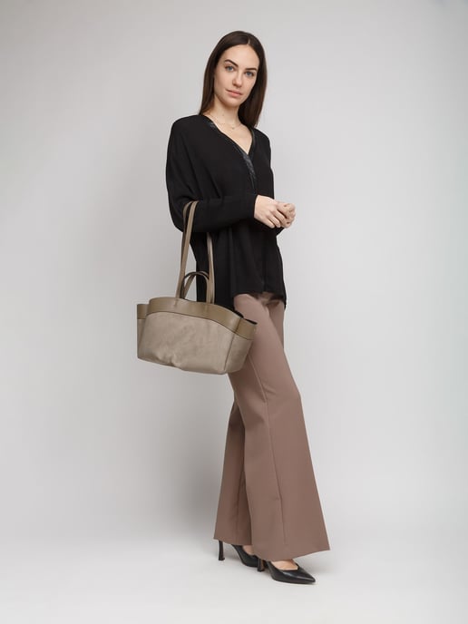 Giulia Monti Handtasche Taupe - Image 5