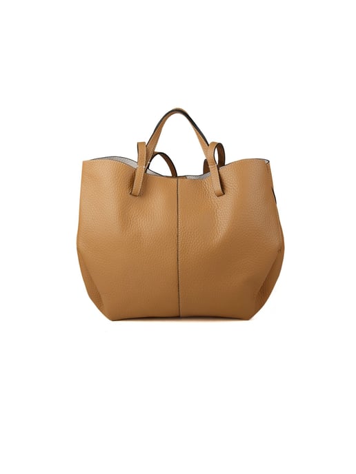 Giulia Monti Handtasche Grau Beige - Image 1