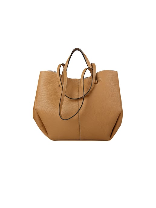 Giulia Monti Handtasche Grau Beige - Image 3