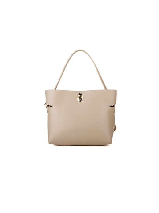 Giulia Monti Umhängetasche Grau Beige - Image 1