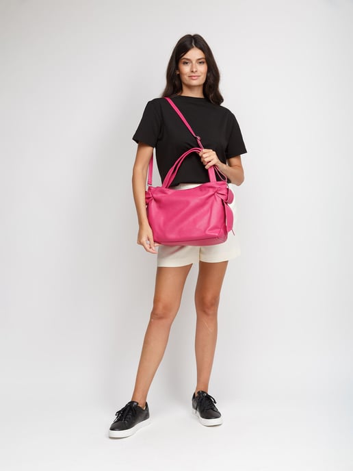 Giulia Monti Tote Bag Fuchsia - Image 5