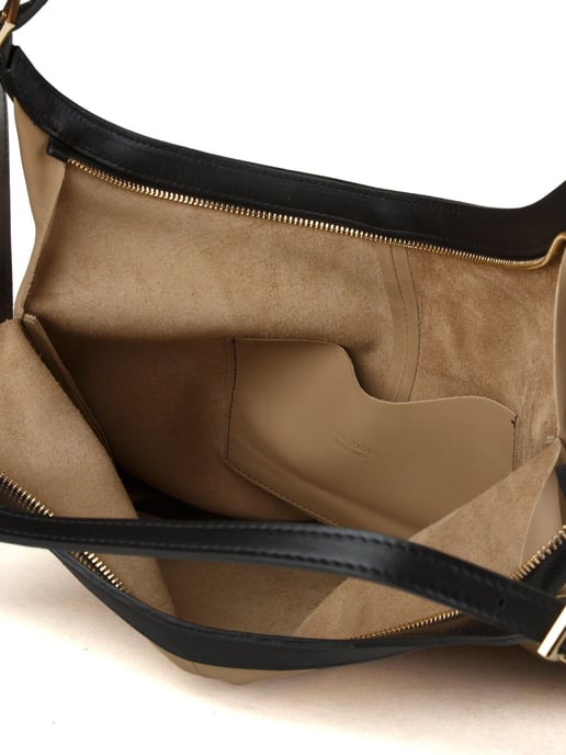 Giulia Monti Tragetasche Grau Beige Schwarz - Image 4