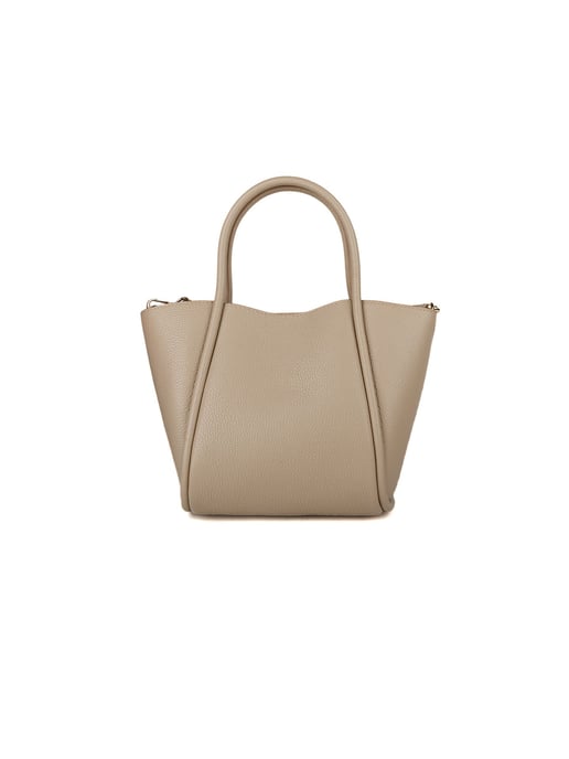 Giulia Monti Tragetasche Grau Beige - Image 1