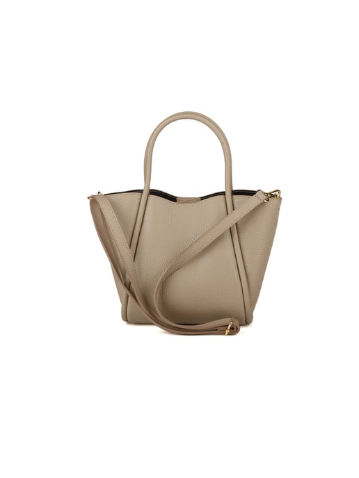 Giulia Monti Tragetasche Grau Beige - Image 3