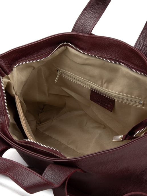 Giulia Monti Tote Bag Bordeaux - Image 4