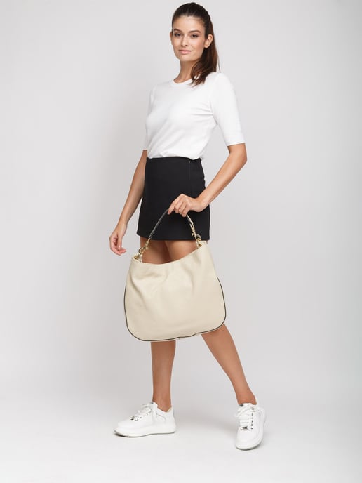 Giulia Monti Einkaufstasche Helles Beige - Image 5