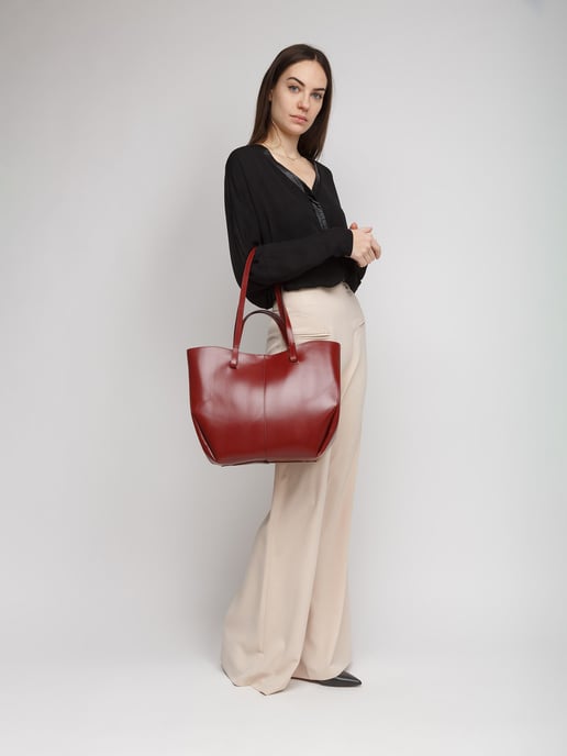 Giulia Monti Handschuhtragetasche Bordeaux - Image 5
