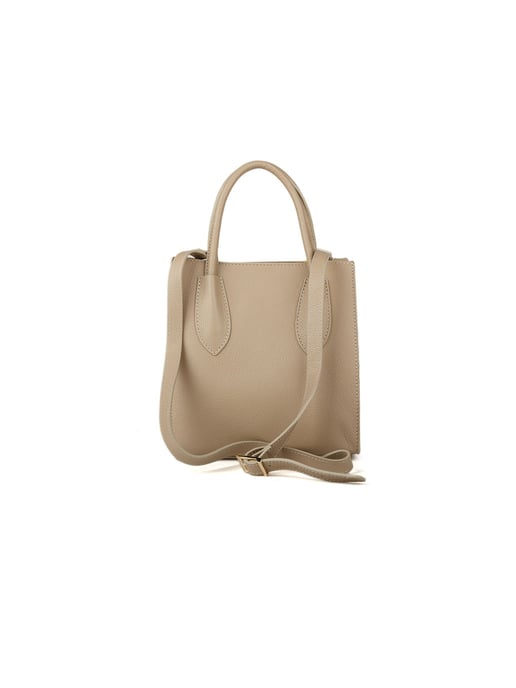 Giulia Monti Tragetasche Grau Beige - Image 3