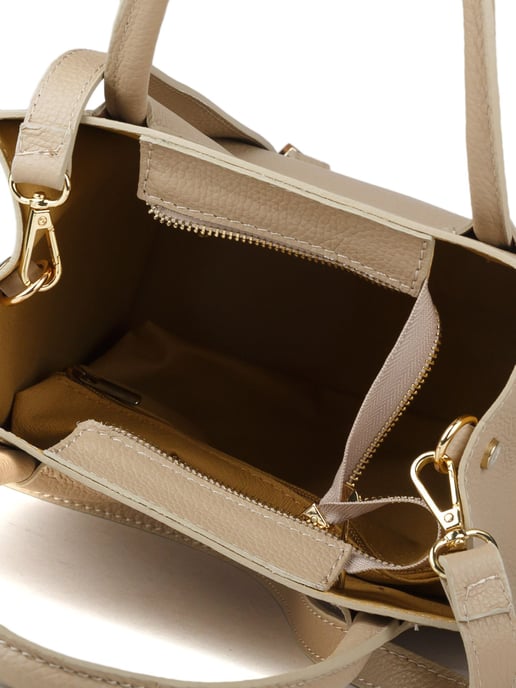 Giulia Monti Tragetasche Grau Beige - Image 4