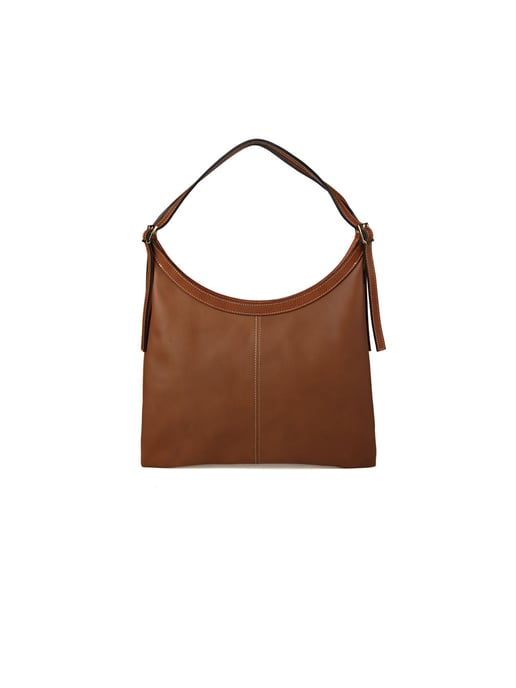 Giulia Monti Tote Bag Walnussbraun Goldbraun - Image 1