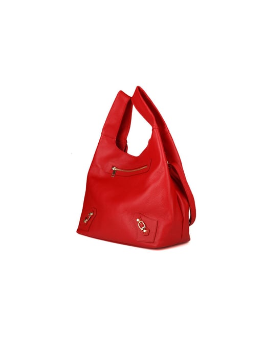 Giulia Monti Tote Bag Klassisches Rot - Image 2