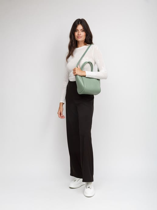 Giulia Monti Tote Bag Blassgrün - Image 5