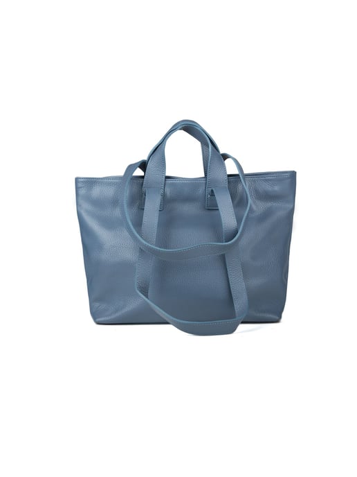 Giulia Monti Tote Bag Stahlblau - Image 3