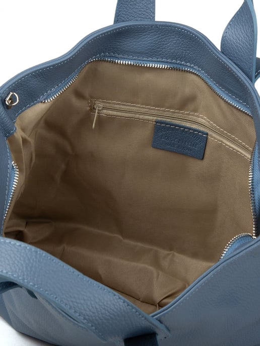 Giulia Monti Tote Bag Stahlblau - Image 4